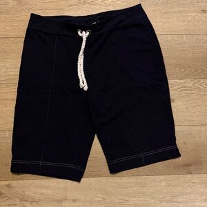 LOFT Dark Blue Joggers with White Drawstring